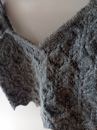Elegante top de punto invierno Zara. Tirantes