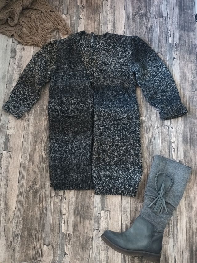 Maxi cárdigan T. ÚNICA  OVERSIZE  🐑