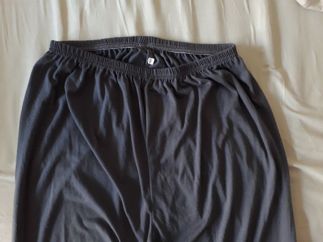 Hombre Pijama franela algodon XXL unisex azulNegro