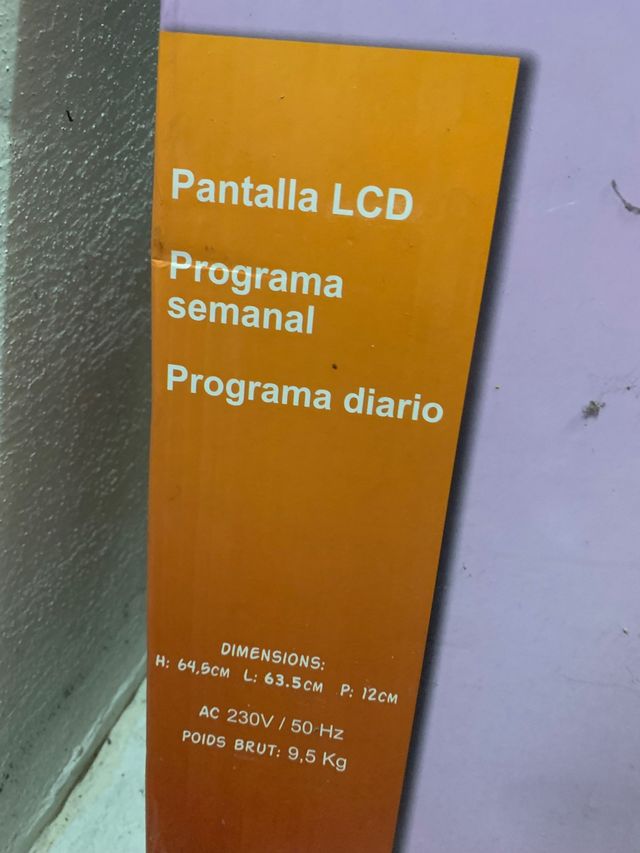 Emisor térmico de aluminio 600w