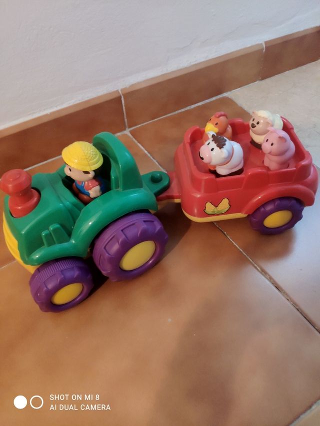 Tractor con remolque