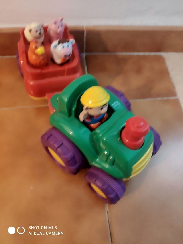 Tractor con remolque