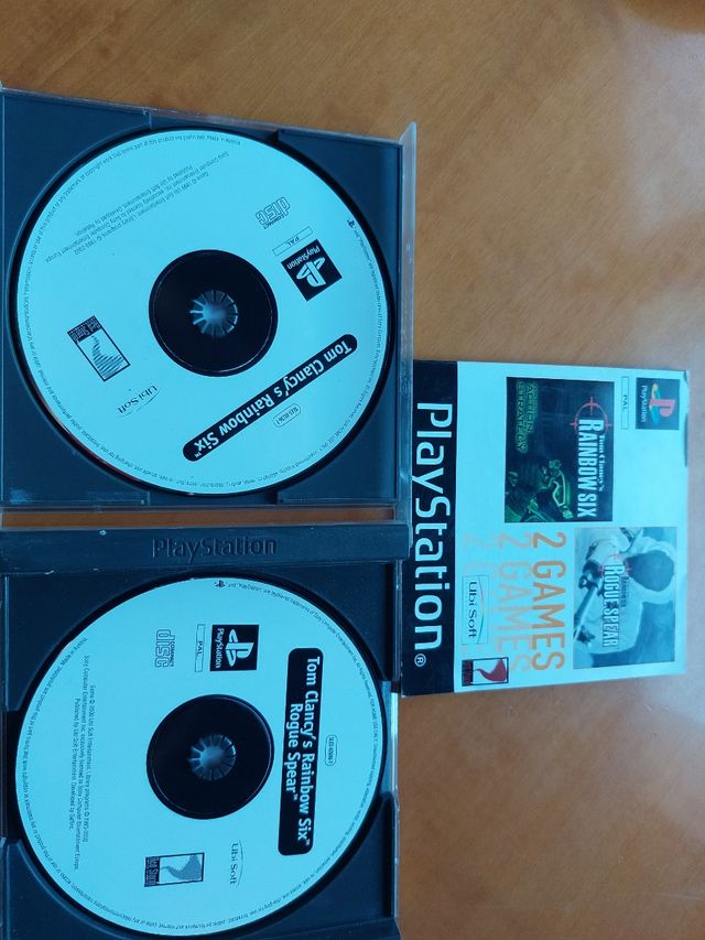 2 juegos rainbow six psx playstation