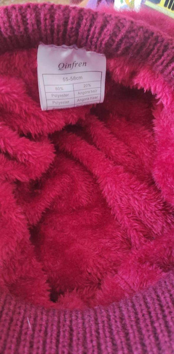 Gorra  de pelo de angora