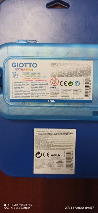 Tempera e acquerelli