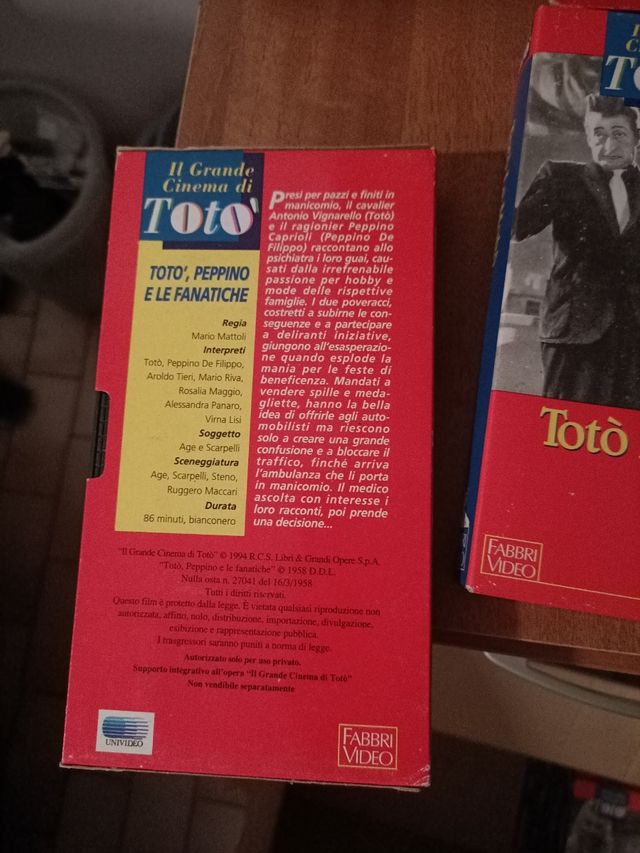 VHS toto 56 pezzi