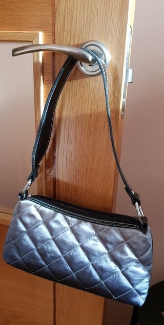 bolso negro gris 