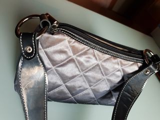 bolso negro gris 