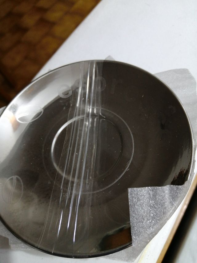 Scatola 6 tazzine da caffè con piattini