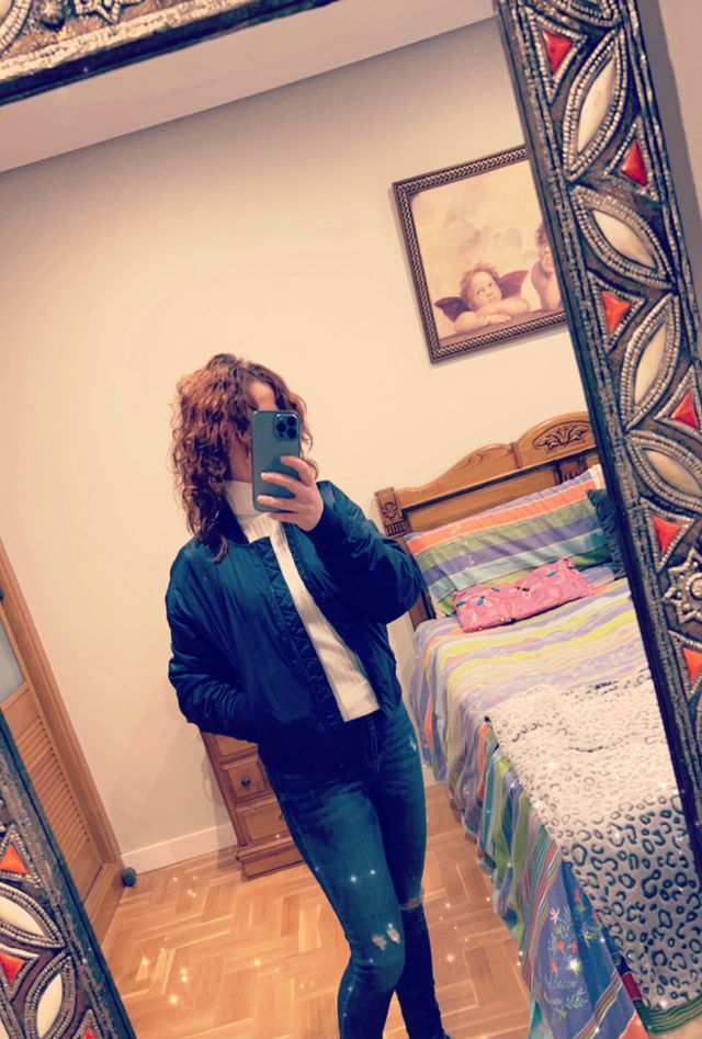 Cazadora bomber azul marino tommy jeans nueva