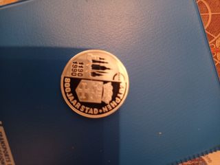 moneda de pla de un ecu holanda las tres ciudades 