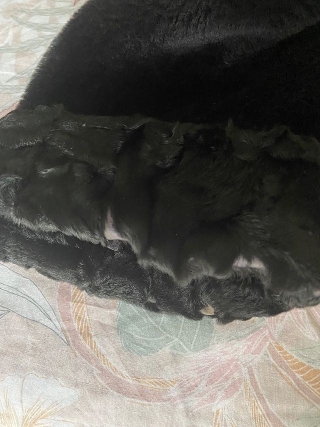 Chaquetón de muton con apliques des astracan