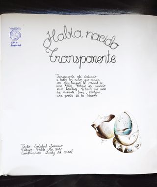 Libro Había nacido transparente