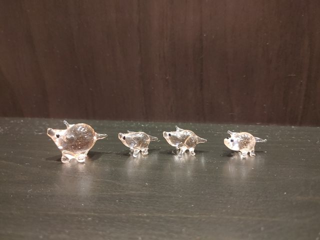 Conjuntos Animales de vidrio