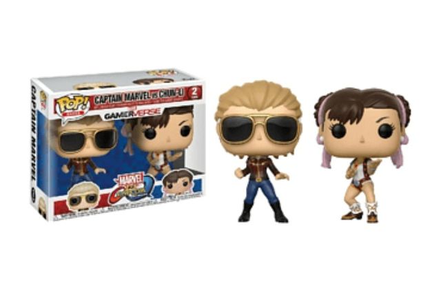 Funko Captain Marvel & Chun-Li