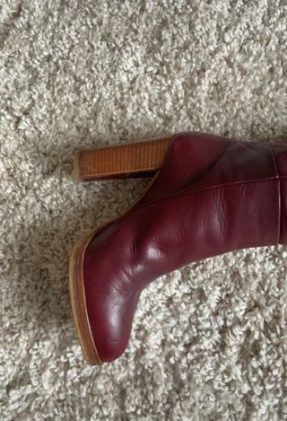Botas altas Burdeos