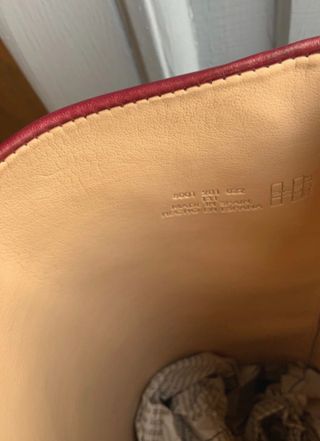 Botas altas Burdeos