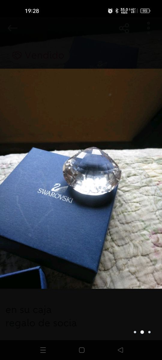 almeja decoracion Swarovski