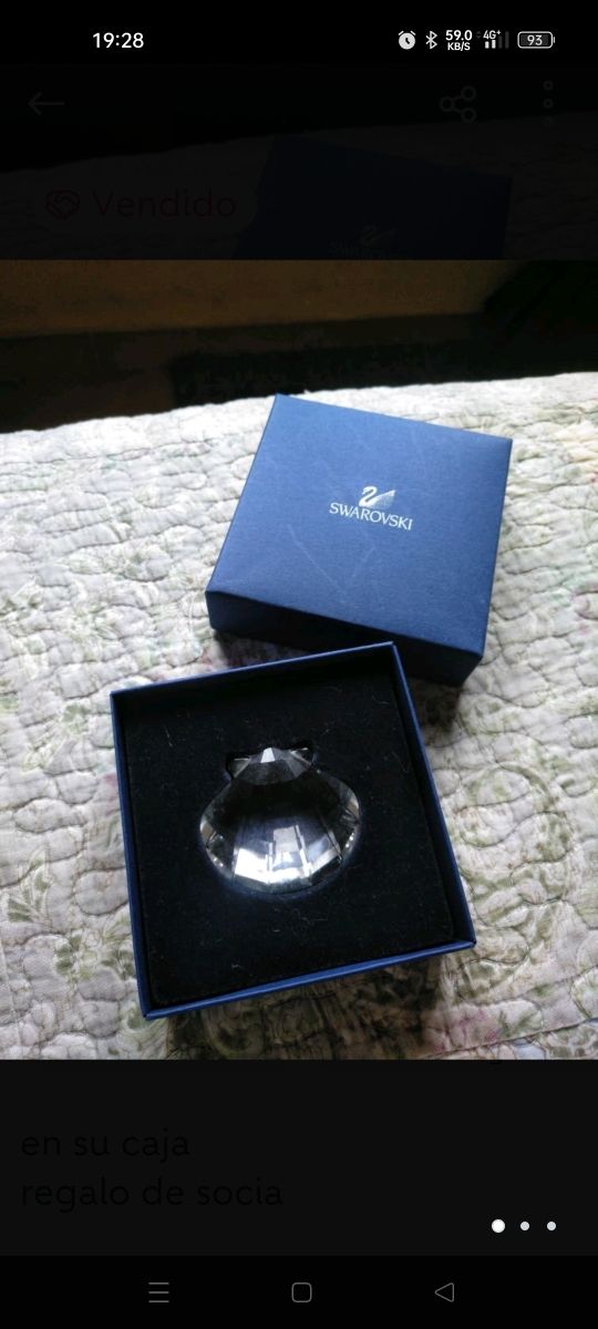 almeja decoracion Swarovski