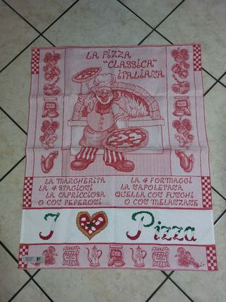 asciugapiatti ricamato