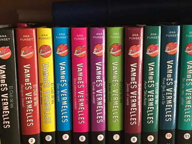 11 libros de "El Club de les Bambes Vermelles '