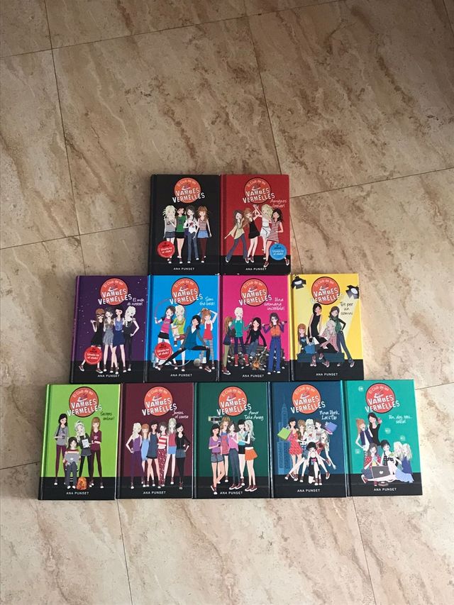 11 libros de "El Club de les Bambes Vermelles '