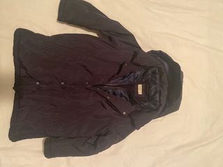 Chaqueta de abrigo-Mango niño. Azul marino T.6-7