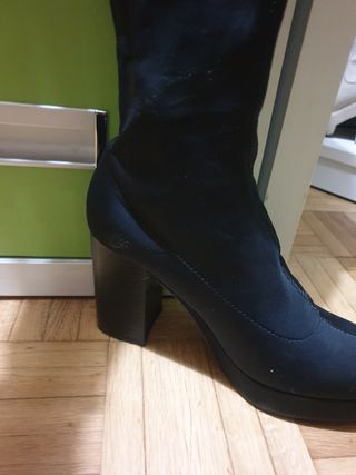Botas altas negras Bershka