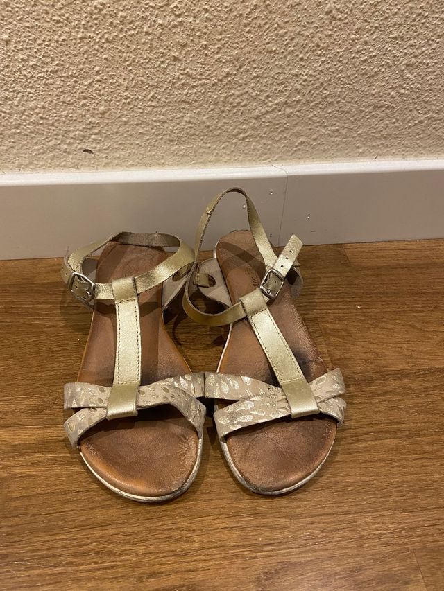 Sandalias de piel talla 38