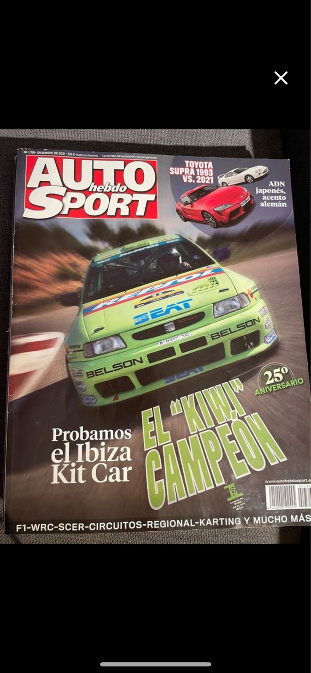 Lote 8 revistas Auto Hebdo Sport