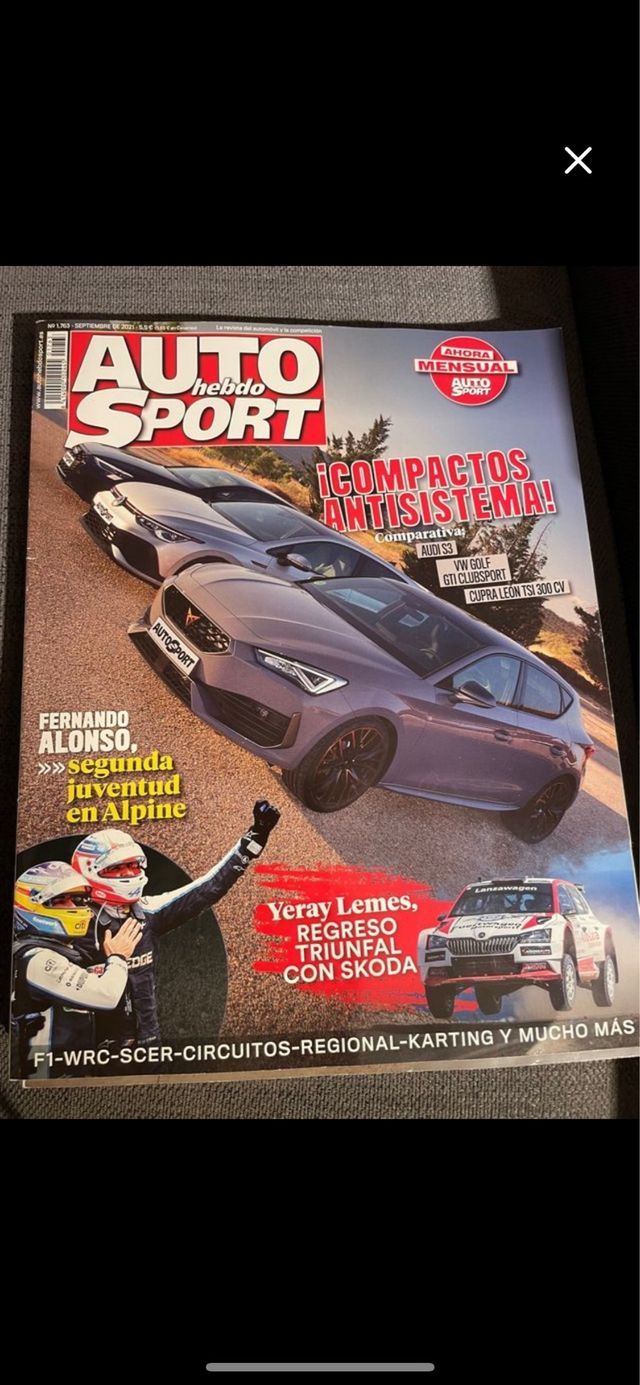Lote 8 revistas Auto Hebdo Sport