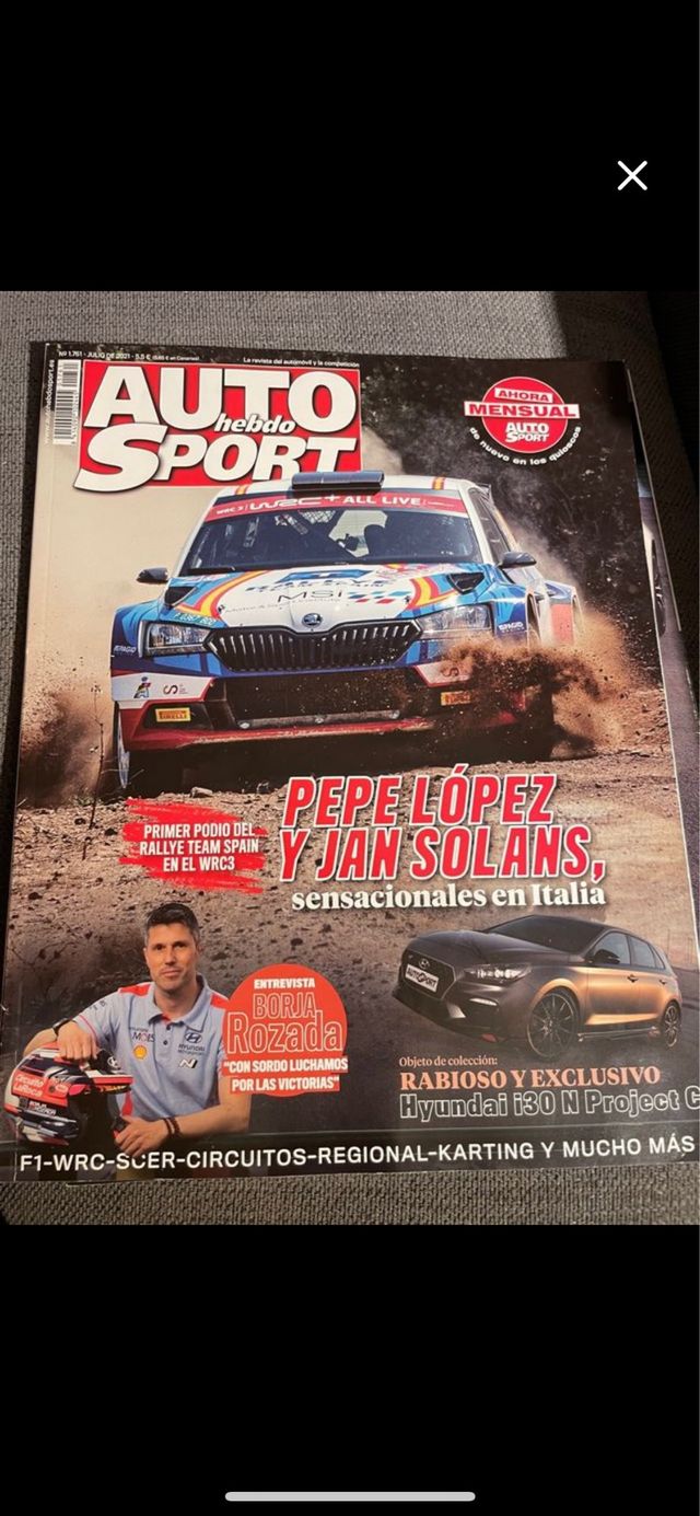 Lote 8 revistas Auto Hebdo Sport