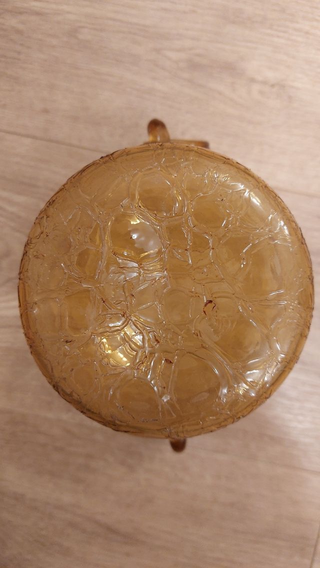 Precioso macetero o jarrón vidrio tipo Murano