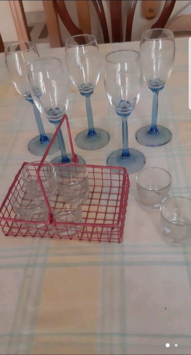 Copas y vasos de licor o chupito