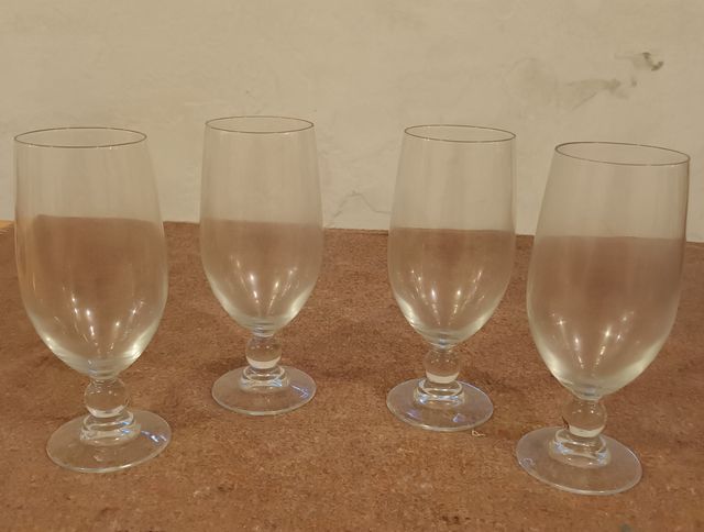 4 Bicchieri Grandi da Birra / Gelato