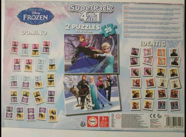 Super pack ,4 en 1 de Frozen.