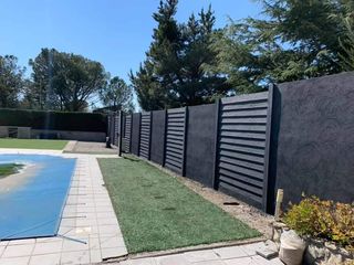 Pack de 20 moldes nuevos valla de hormigon madera!
