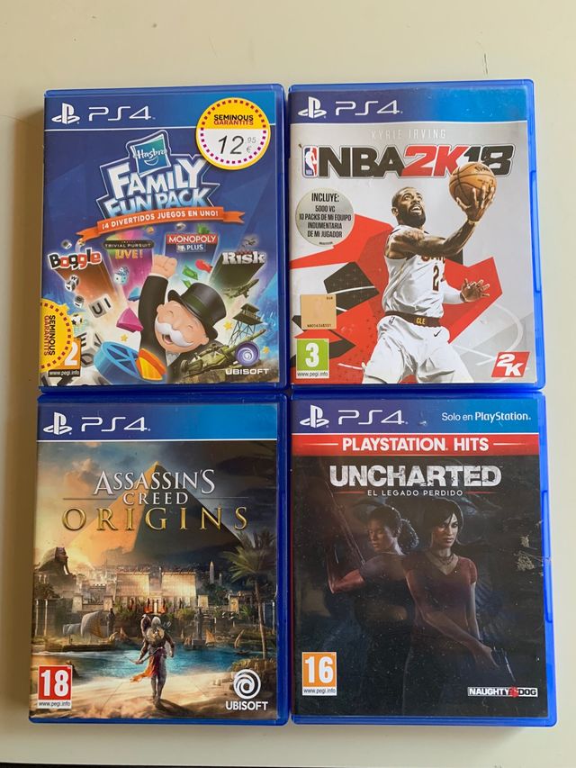 Pack de Juegos play4  4 juegos 40 euros