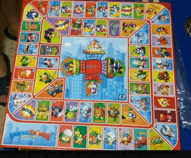 Juego de mesa de los SUPER ZINGS RIVALS of kaboons