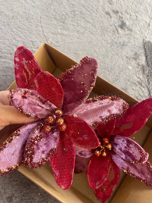 2 Flores Navidad! Para el corte inglés