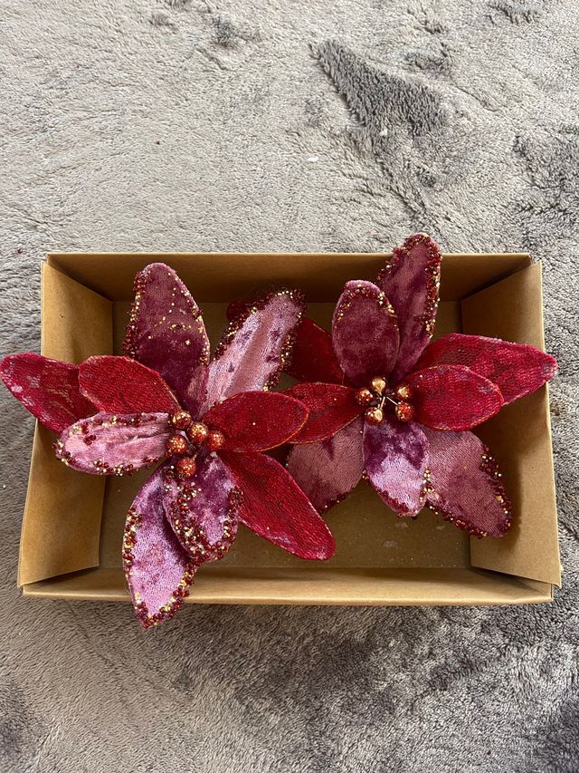 2 Flores Navidad! Para el corte inglés