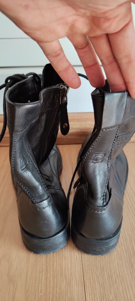 Botas CORONEL TAPIOCA CUERO negras mujer TALLA 41