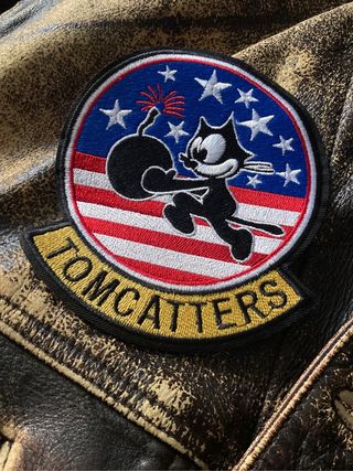 PARCHE US NAVY TOMCAT TOMCATTERS + NO WAR NO HOME 