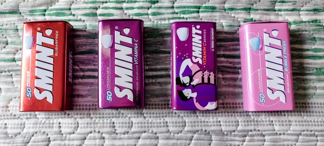 Cajitas metalicas de Smint