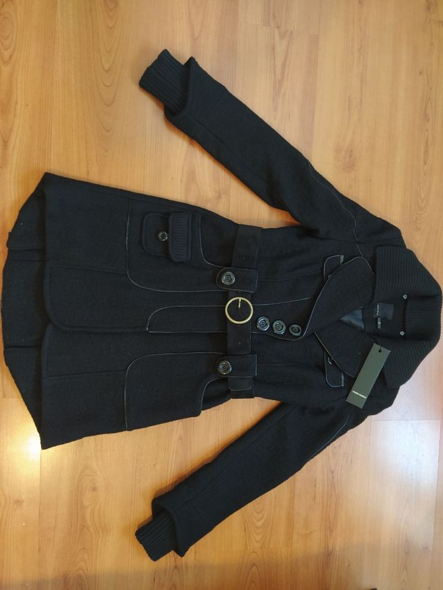 Abrigo negro Vero moda