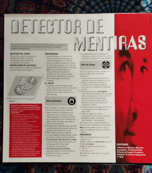 Rilevatore di bugie, gioco da tavolo. Nuovo.