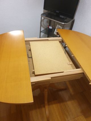 mesa camilla extensible de 80cm