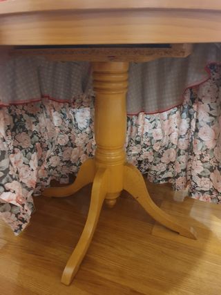 mesa camilla extensible de 80cm