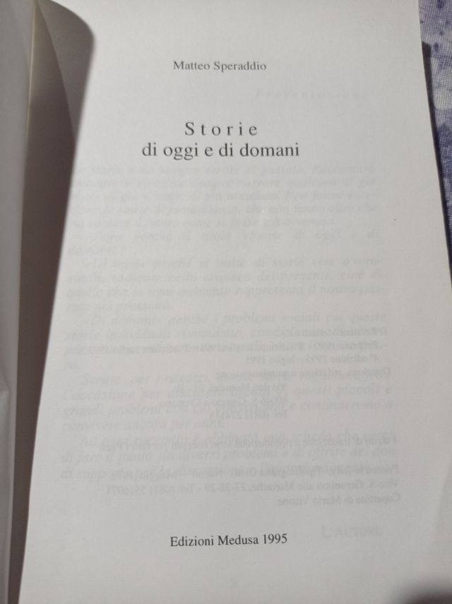 "Storie di oggi e di domani"