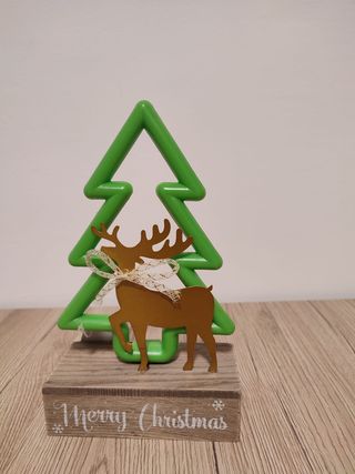 albero natale renna led